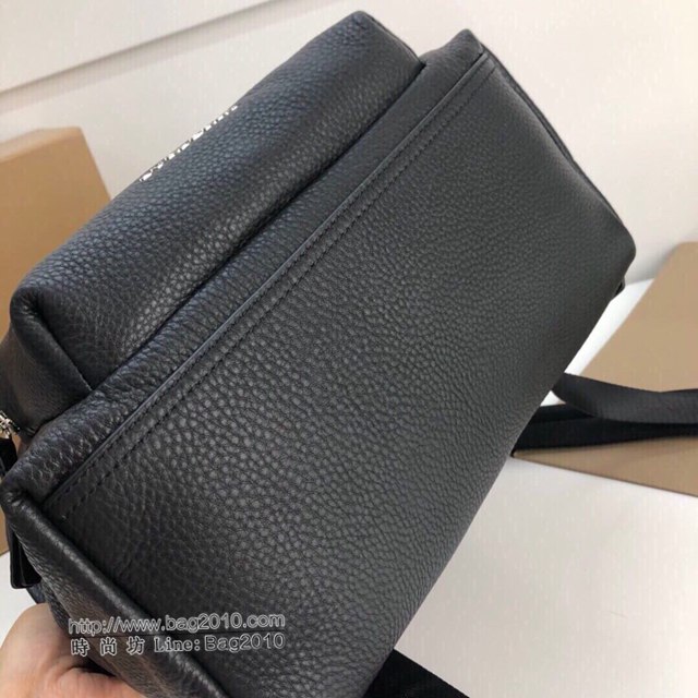 Burberry專櫃新款雙肩包 巴寶莉全牛皮雙肩後背包  db1128
